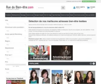 Rue-DU-Bien-Etre.com(Bons plans massage) Screenshot