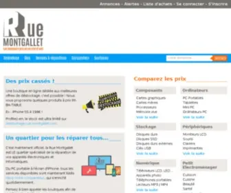 Rue-Hardware.com(Comparateur de prix du matériel informatique) Screenshot