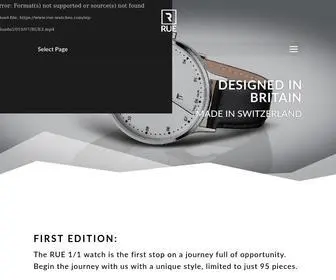 Rue-Watches.com(Rue Watches) Screenshot