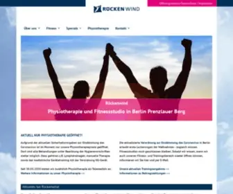 Rueckenwind-Berlin.de(Fitnessstudio im Prenzlauer Berg) Screenshot