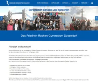 Rueckert-GYmnasium.de(Startseite) Screenshot