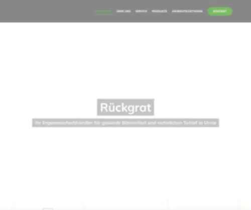 Rueckgrat.com(Rückgrat) Screenshot