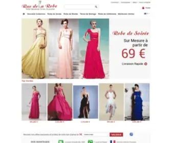 Ruedelarobe.fr(Tenue de Soirée Pas Cher) Screenshot