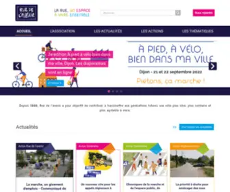 Ruedelavenir.com(Association Rue de l'Avenir : pour une ville plus sûre et agréable à vivre) Screenshot