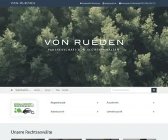 Rueden.de(Spezialisierte Anwälte kämpfen für Sie im) Screenshot