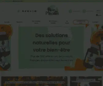 Ruedesplantes.com(Produits naturels à base de plantes) Screenshot