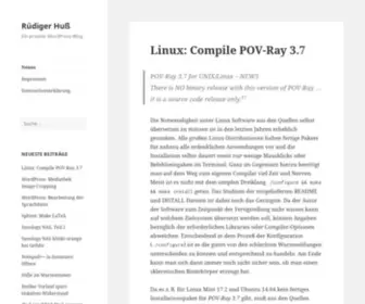 Ruedigerhuss.de(Rüdiger Huß) Screenshot