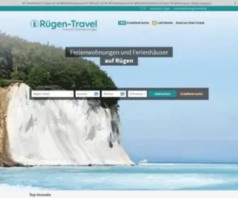 Ruegen-Travel.de(7129 Ferienwohnungen & Ferienhäuser auf Rügen mieten) Screenshot