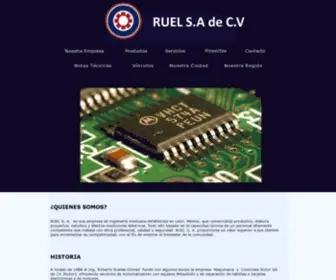 Ruelsa.com(Proyectos eléctricos) Screenshot