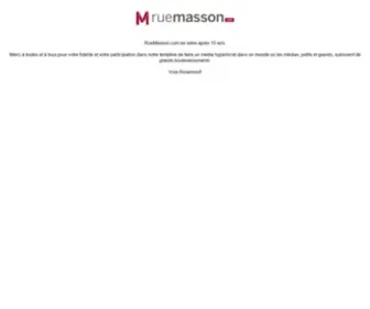 Ruemasson.com(Rmbye) Screenshot