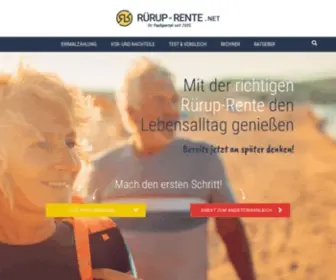 Ruerup-Rente.net(Rürup) Screenshot