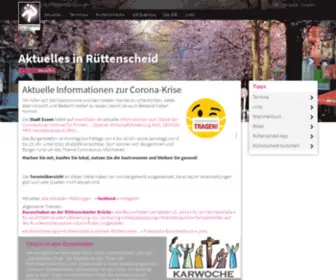 Ruettenscheid.de(Ruettenscheid) Screenshot