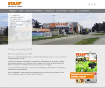 Ruf-Baustoffe.de(RUF Baustoffe) Screenshot