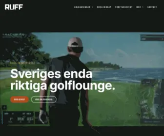 Ruffgolf.se(RUFF Indoor Golf) Screenshot