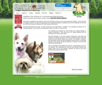 Ruffhouseinc.com(Home Ruff House Dog Boarding and Day Care) Screenshot