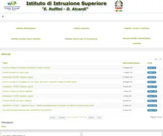 Ruffiniaicardi.it(Istituto d'Istruzione Superiore "E.Ruffini) Screenshot