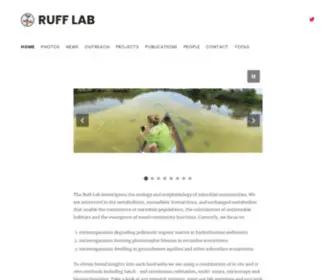 Rufflab.org(Ruff Lab) Screenshot