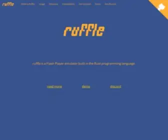 Ruffle.rs(Flash Player emulator written in the Rust programming language) Screenshot