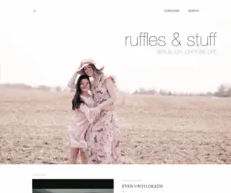 Rufflesandstuff.com(Ruffles And Stuff) Screenshot