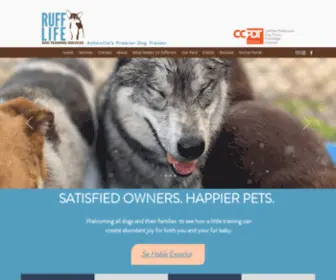 Rufflifeavl.com(Ruff Life Certified Professional Dog Training Asheville) Screenshot