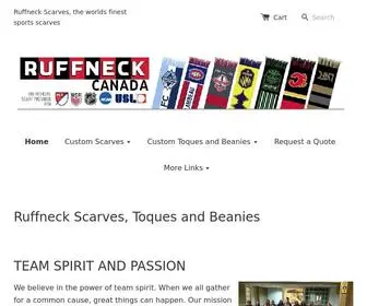 Ruffneckscarves.ca(Ruffneck Scarves Canada) Screenshot