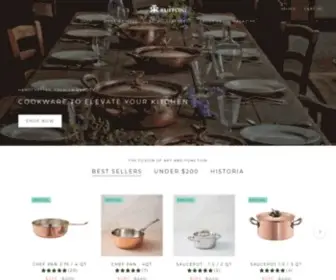 Ruffoni.net(Ruffoni. Pentole in rame) Screenshot