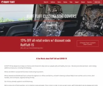 Rufftuff.com(America's finest custom seat covers) Screenshot