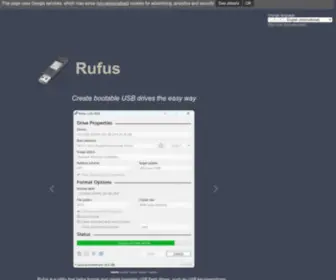 Rufus.ie Screenshot