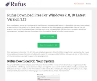 Rufusdownload.net(Rufus Download Free For Windows 7) Screenshot