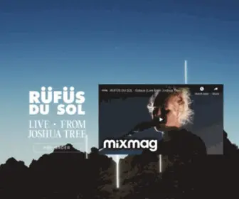 Rufusdusol.com(RÜFÜS) Screenshot