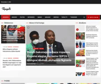 Rugali.com(Amakuru anyuranye agezweho mu Rwanda) Screenshot