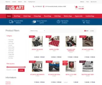 Rugart.com.au(Rug Art) Screenshot