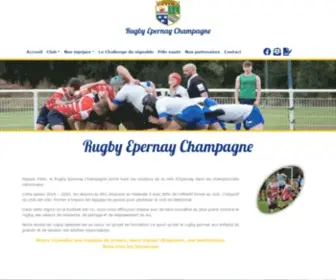 Rugby-Epernay-Champagne.fr(Club de rugby epernay champagne Rugby Epernay Champagne) Screenshot