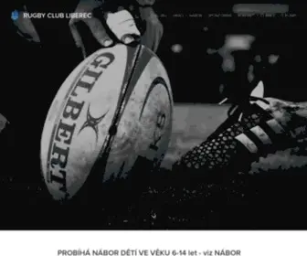 Rugby-Liberec.cz(PROBÍHÁ NÁBOR DĚTÍ VE VĚKU 6) Screenshot