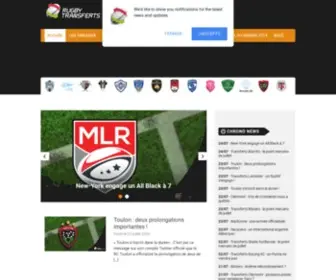 Rugby-Transferts.com(Rugby Transferts) Screenshot