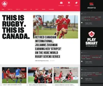 Rugby.ca(Rugby Canada) Screenshot