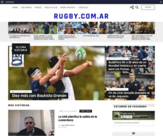 Rugby.com.ar(Rugby Argentina) Screenshot