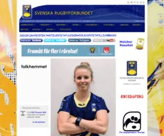 Rugby.se(Svenska Rugbyförbundet) Screenshot