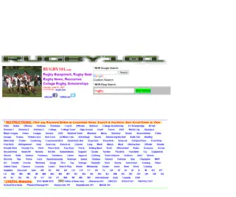 Rugby101.com(Rugby Rugby Rugby101Rugby Equipment College Rugby Teams) Screenshot