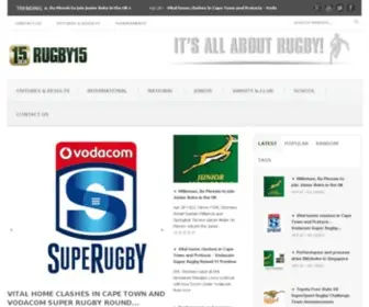 Rugby15.co.za(Rugby 15) Screenshot