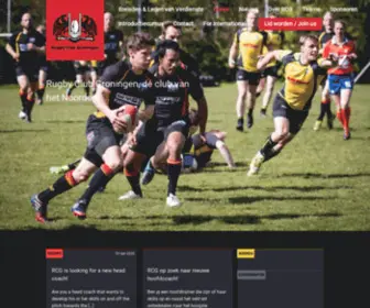Rugbyclubgroningen.nl(Rugby Club Groningen) Screenshot