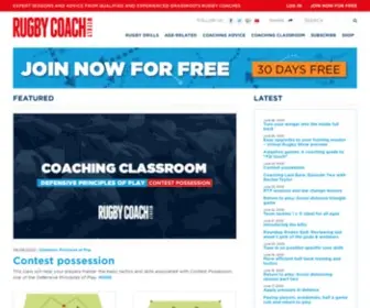 Rugbycoachweekly.net(Rugby drills) Screenshot
