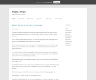 Rugbycollege.co.uk(Rugby College) Screenshot
