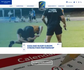 Rugbyeurope.eu(Rugby Europe) Screenshot