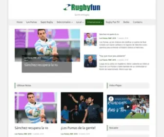 Rugbyfun.com.ar(Rugby Fun) Screenshot
