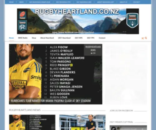 Rugbyheartland.co.nz(RUGBY HEARTLAND) Screenshot