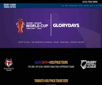 Rugbyleaguetraveloffice.com(Rugby League World Cup 2021 Travel Packages) Screenshot