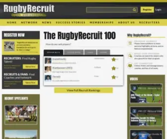 Rugbyrecruit.com(Rugby) Screenshot