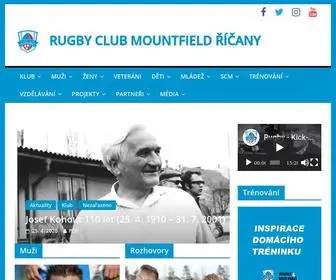 Rugbyricany.cz(RUGBY) Screenshot