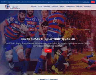 Rugbyrovigodelta.it(La Rugby Rovigo Delta Srl Ssd (fino al 2010 Rugby Rovigo)) Screenshot
